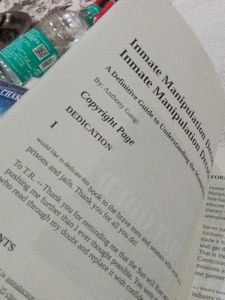 Inmate Manipulation Decoded Book