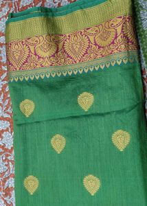 beautiful green saree