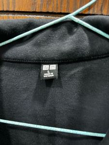 UNIQLO Black Button-Up Shirt