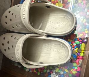 off White Crocs Flipflops