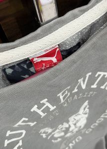 Light Grey "Authentic" Graphic Sweatshirt