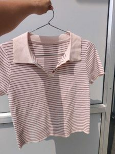 Striped Polo T-Shirt