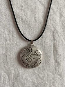 Boho Swan Pendant Necklace