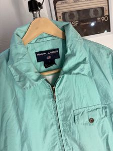 Ralph Lauren Teal Windbreaker Jacket