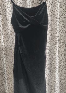 Short Elegant Black Slip Dress