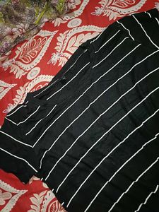 Striped Twist Front T-Shirt