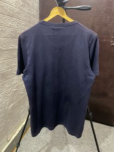 💯 Adidas navy blue Graphic Print T-Shirt