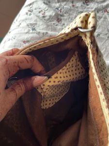 Viral Pinterest polka dot shoulder bag with button