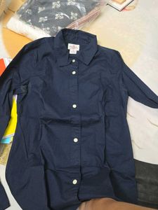 Classic Navy Button-Down Shirt