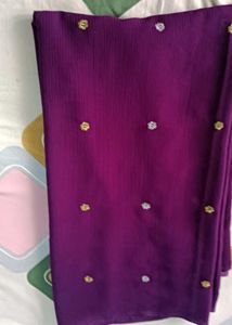 Beautiful Purple Saree