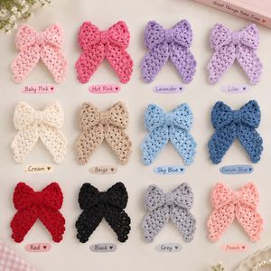 Handmade Crochet Bow Hair Clip