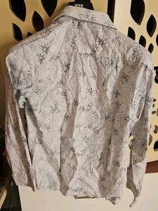 Men's Floral Print Long Sleeve Shirt