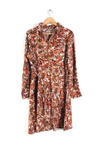 Brown Printed Dress(Women’s)