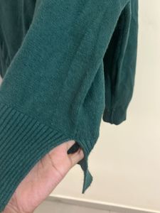 Cozy Teal Knit Sweater