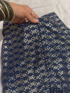 Elegant Navy Blue Lehenga Choli