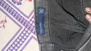 Tokyo Talkies Charcoal Black High-Waist Straight