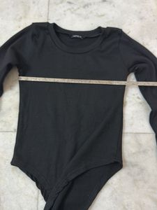 Classic Black Long Sleeve Bodysuit