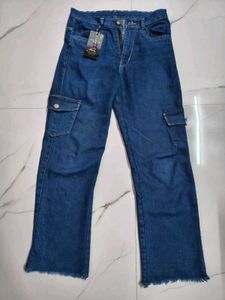 Denim Cargo Jeans - Comfort &amp; Style