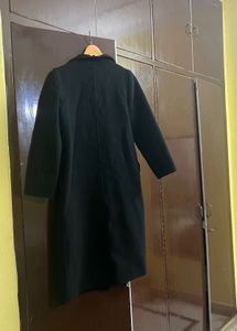 Black Stylish  Long Overcoat 🖤