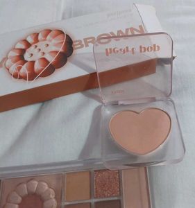 Peripera Honey Brown Eyeshadow Palette &amp; blush