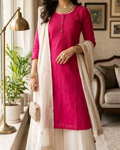 Pink Kurta