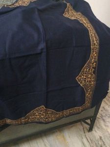 Embroidered Navy Blue shawls