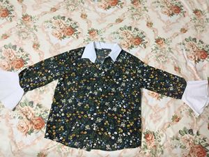 Original Imported Korean Floral Women Shirt