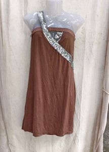 15238. Chic One Shoulder Sequin Detail Dress