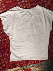 White Butterfly Graphic T-Shirt