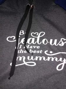 Gray Graphic Hoodie