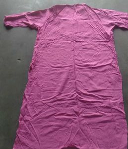 Vibrant Purple Cotton Kurta