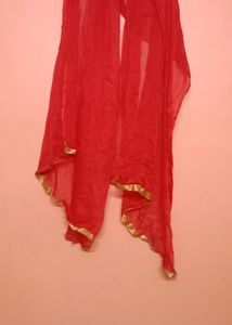 Beautiful 🥰 Dupatta Red ♥️ Colour