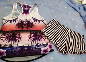 Very Cute Short With Tank Top