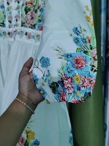 Floral Print Mini Dress