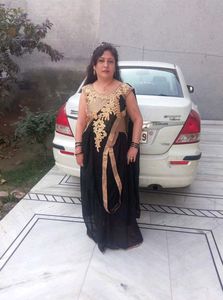 Elegant Black & Gold Ethnic Saree Style Gown
