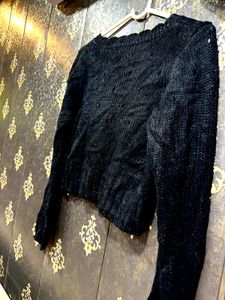 Embellished Black Cardigan👀🦅