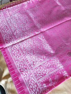 Beautiful BabyPink Saree with Swarovski work