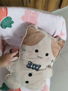 aesthetic Cute Cat doll Shaped Plush Pillow