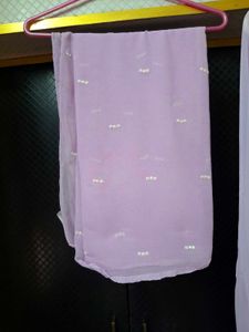 Lavender Gown with Embellished Yoke