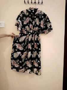 Floral Print Midi Dress