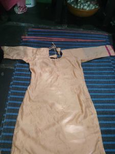Elegant Peach Kurta Set with Dupatta