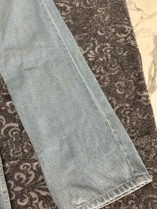 Wide Leg Light Wash Jeans