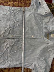 brooks brother Men's Blue Striped Button-Down Shir