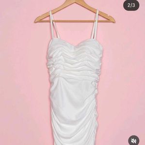 White Bodycon Mini Dress