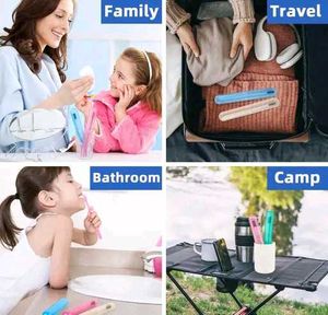 4 pieces toothbrush protective box...