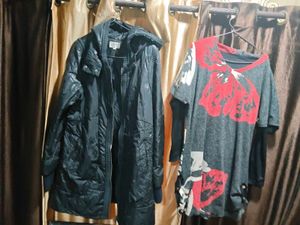 Stylish leather Jacket &amp; winter dress free