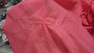 Dupattas - Pink &amp; White