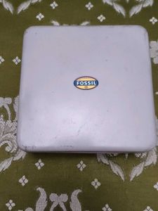 Fossil Black Leather Card Wallet