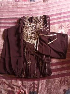 Embroidered naira cut suit set new