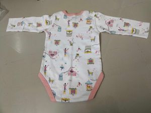 Cute Baby Circus Print Bodysuit